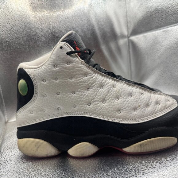 Size 10.5 Air Jordan 13 Retro 2013 He Got Game White Black Mens Shoes 309259-104 - Picture 2 of 11